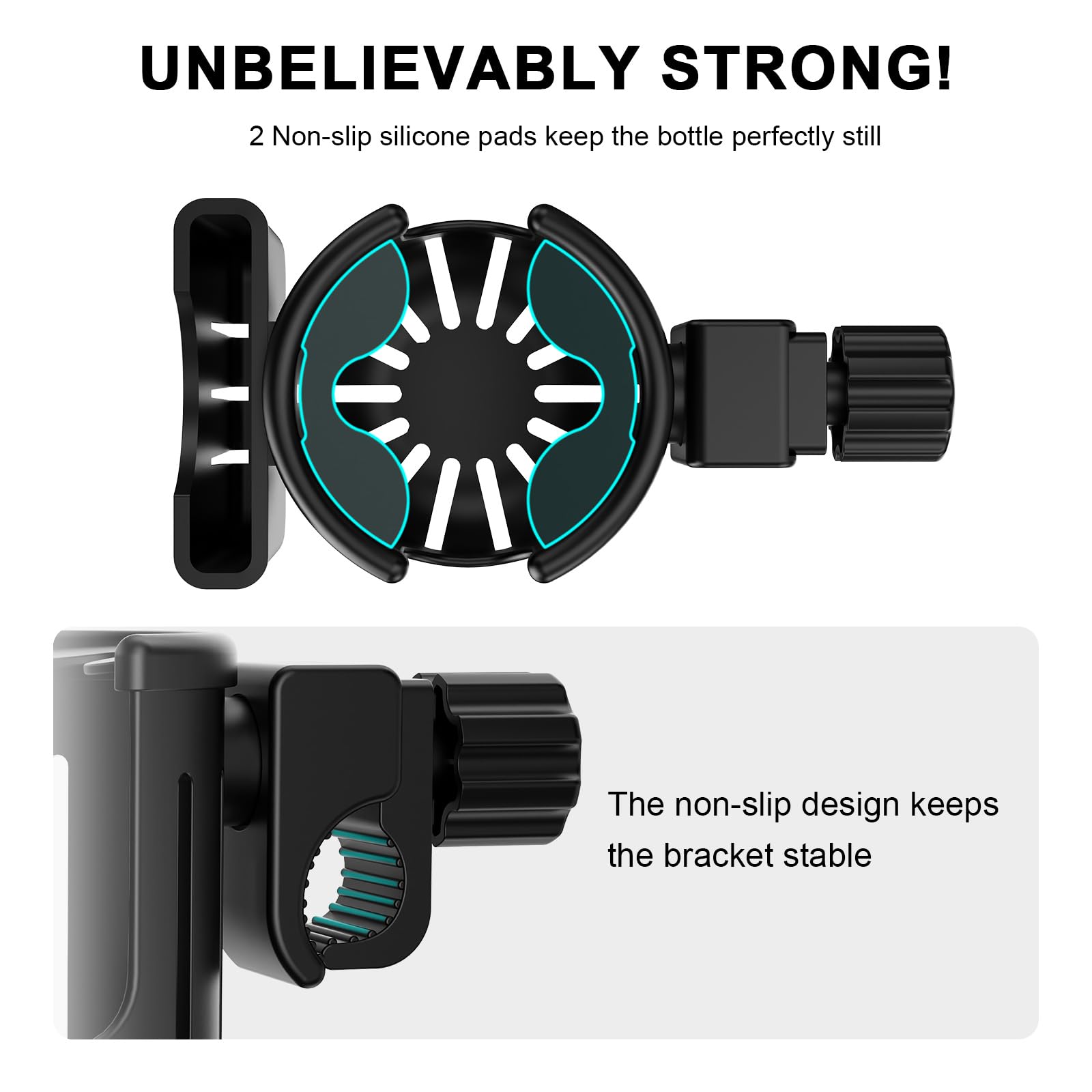 Urge Medical slip-resistant ABS build keeps beverages steady on rough roads.
