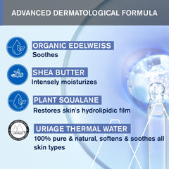 Gentle application to baby's soft skin after bath time.