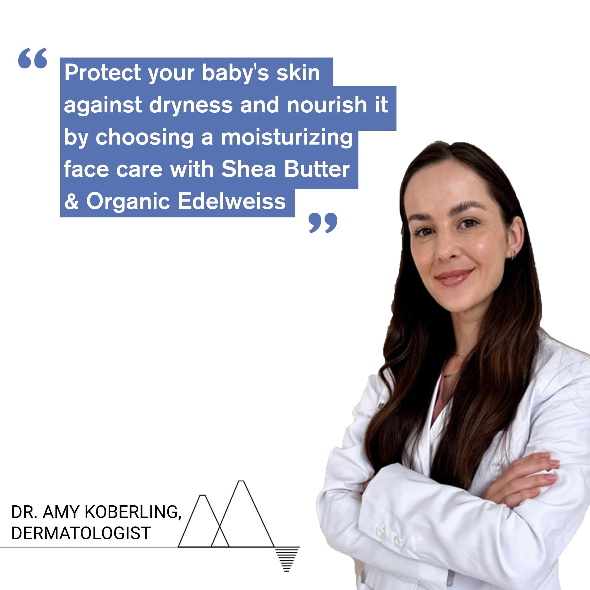 Uriage Baby Moisturizing Cream packaging front communicates newborn-friendly, dermatologist-backed skincare.
