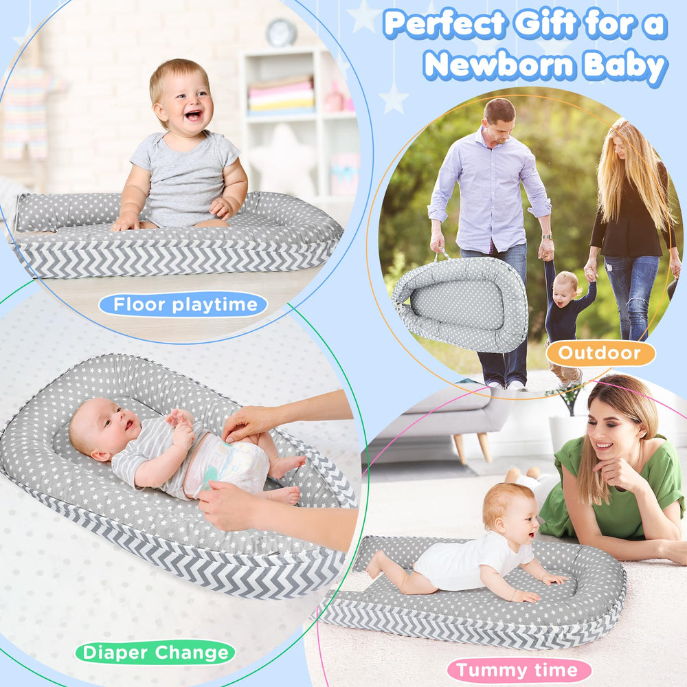 URMYWO Baby Lounger travel-portable offers cozy space at home or on the go