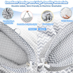 URMYWO Baby Lounger tummy-time-use supports safe floor play sessions