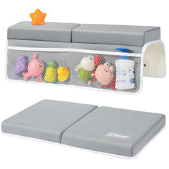 URMYWO bath kneeler front view highlights 1.5 inch thick padding for knee comfort during bath time.