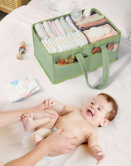 URMYWO exterior pockets keep wipes and creams within reach