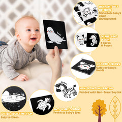 URMYWO foldable cloth baby book stands during tummy time for stable play.