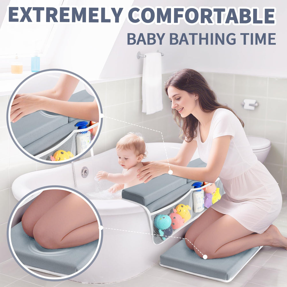 URMYWO neoprene surface detail emphasizes water-resistant, easy-clean design for busy baths.