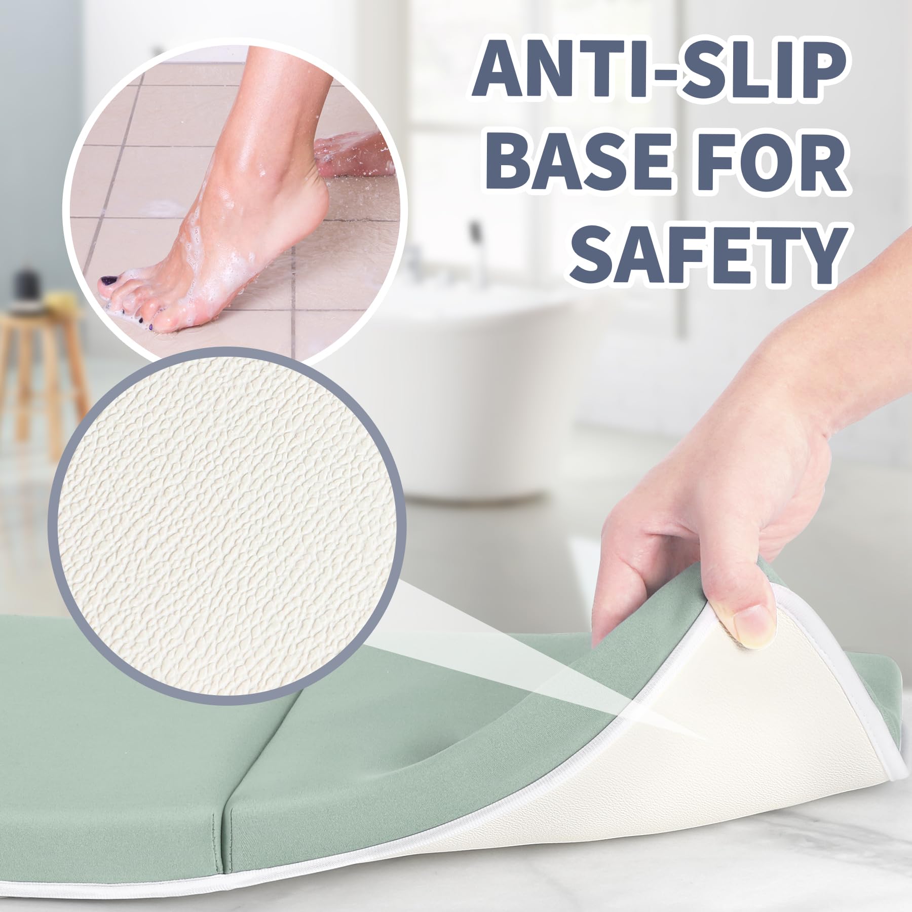 URMYWO quick-dry neoprene facilitates fast air-drying after baths
