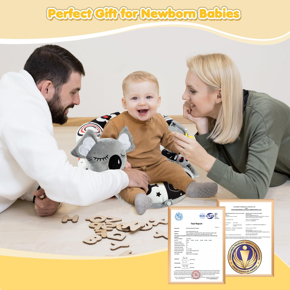 URMYWO tummy time mat portable design for home or travel use.