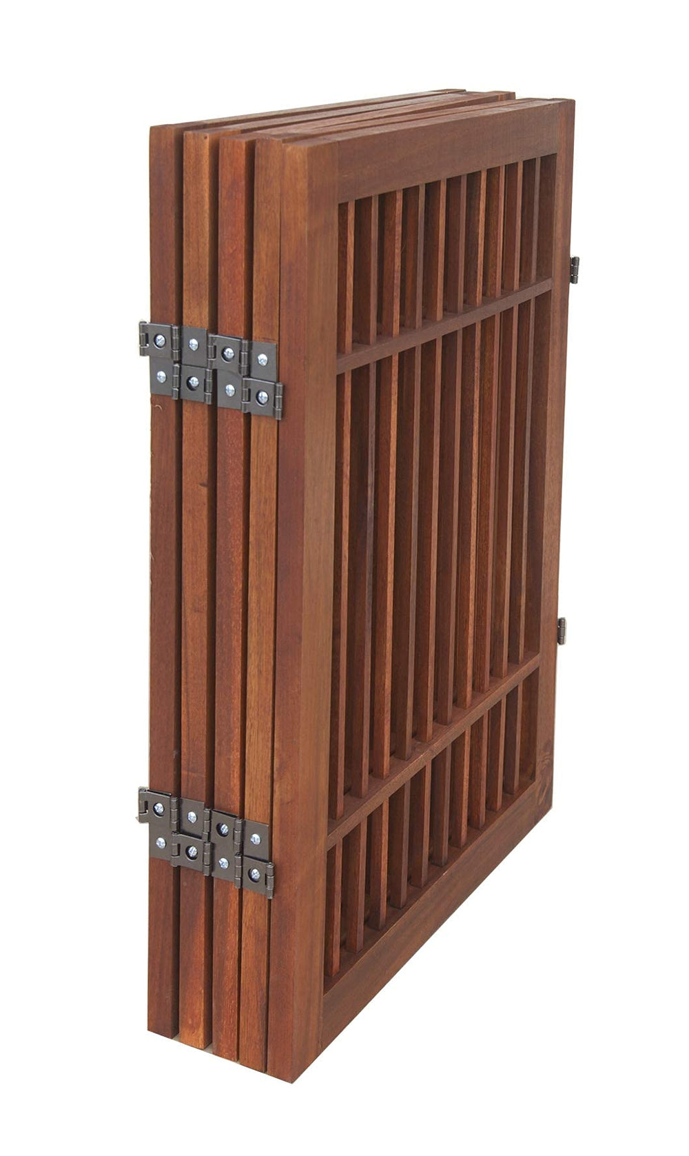 Urnporium 24-inch tall gate provides sturdy containment for pets.