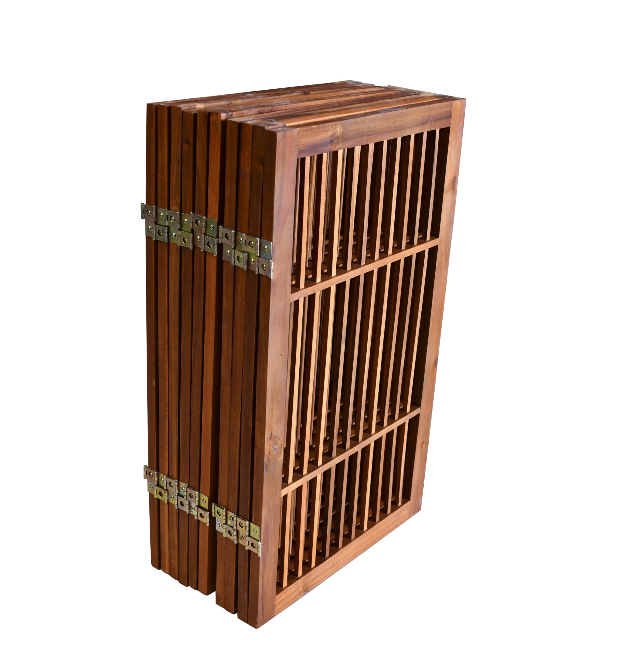 Urnporium acacia hardwood gate highlights natural durability and strength.