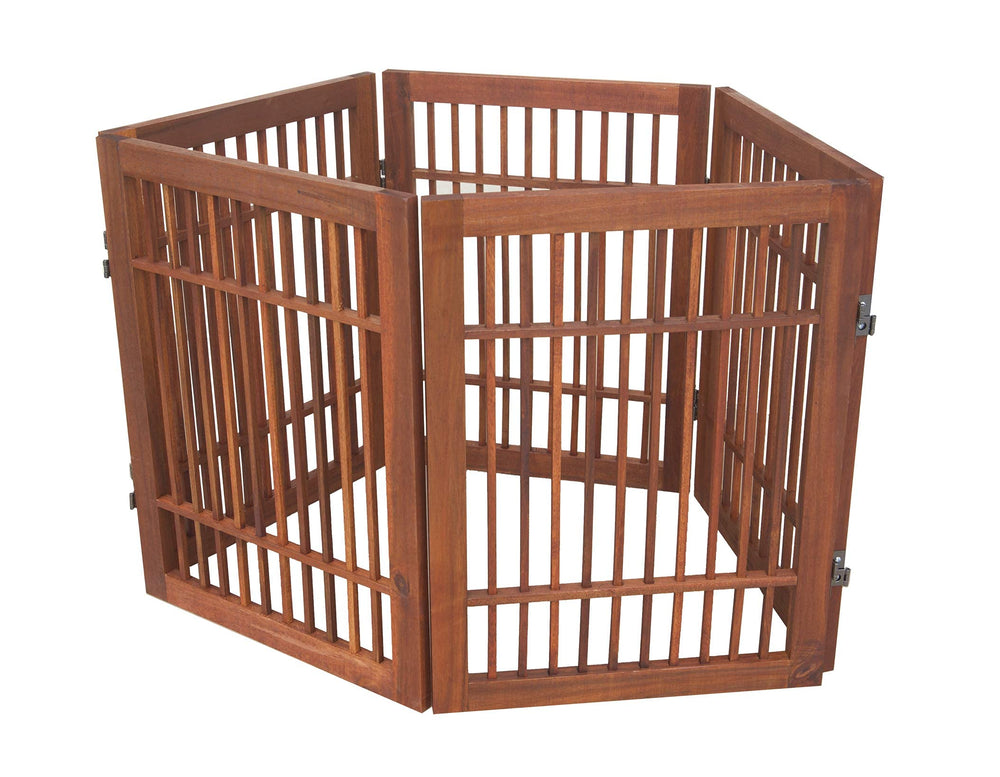 Urnporium acacia hardwood gate combines durability with style.
