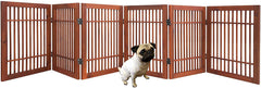 Urnporium acacia wood gate shows durable natural grain for indoor or outdoor use.