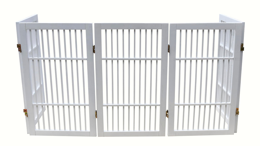 Urnporium acacia wood fence elegant pet barrier for hallways