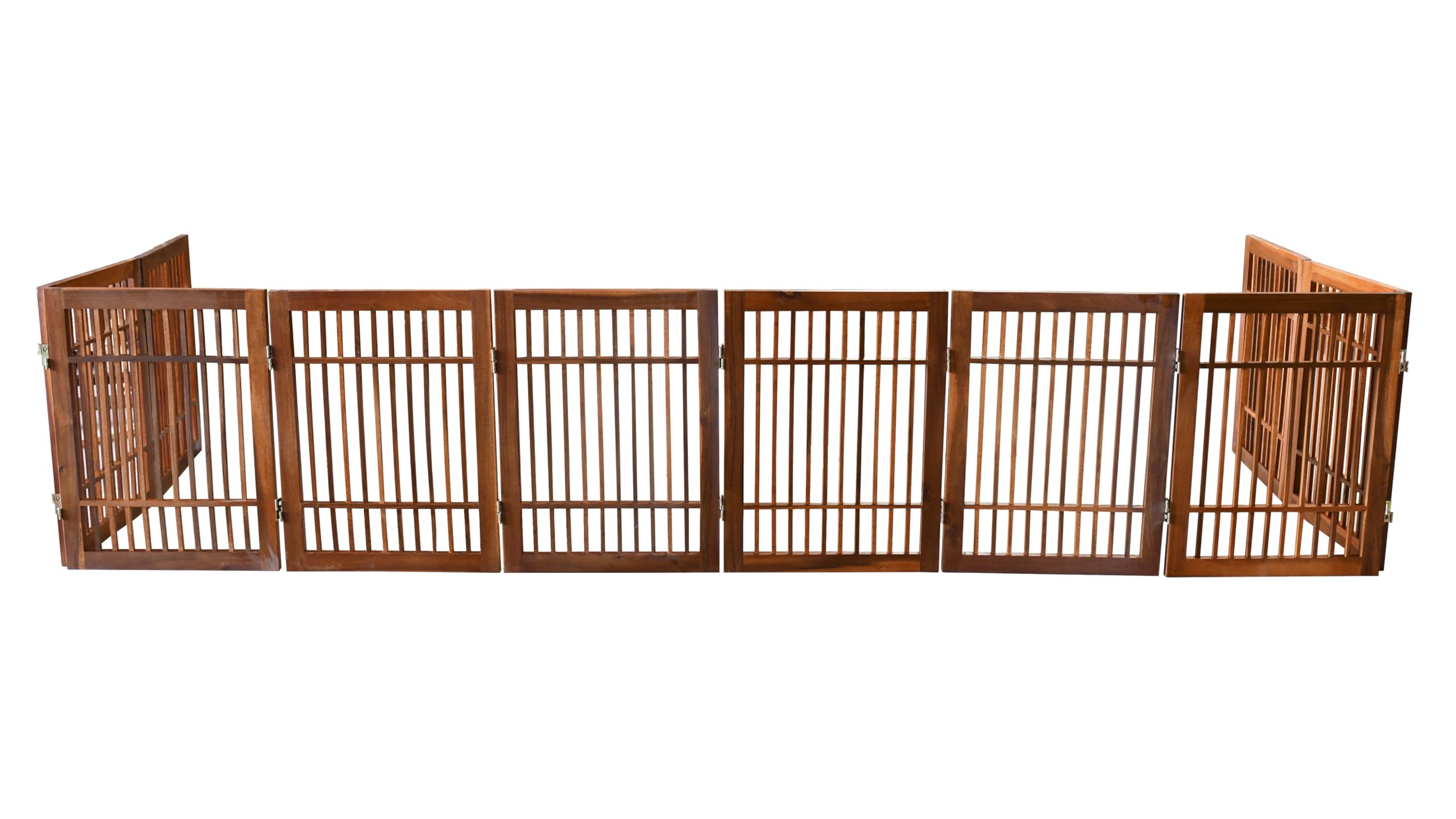 Urnporium decorative wooden gate blending with home décor while containing pets.