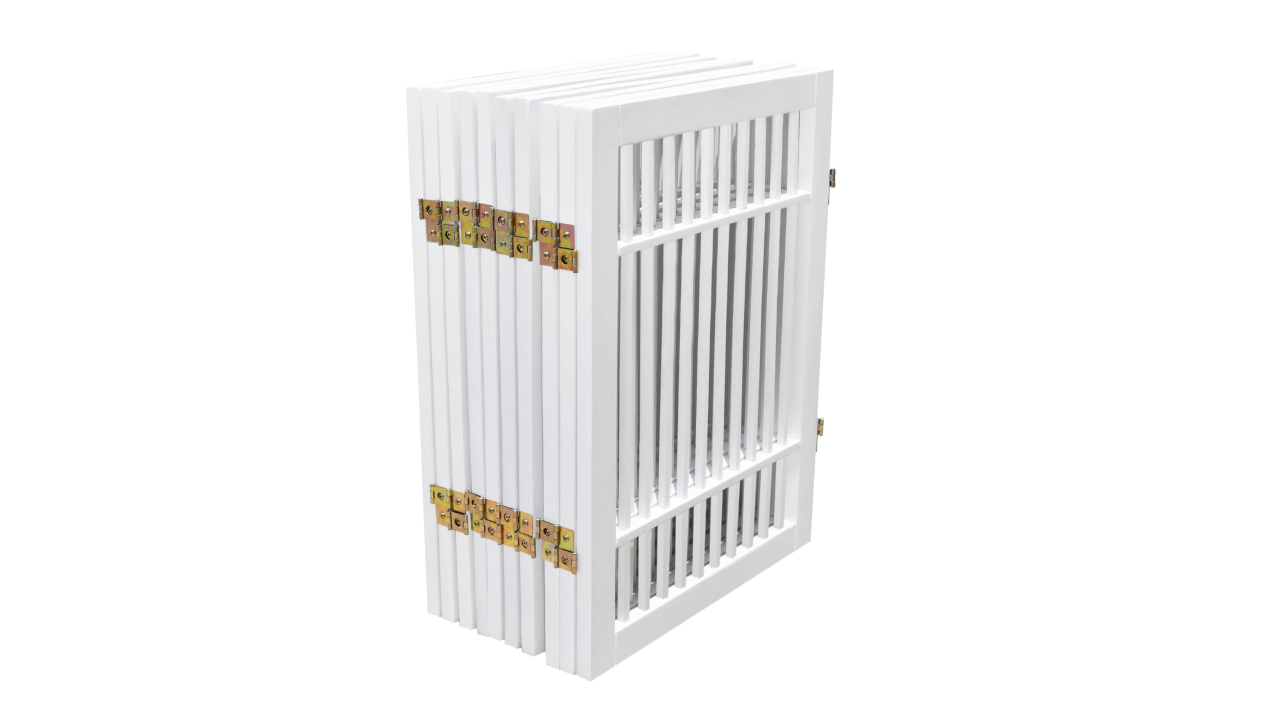 Urnporium freestanding gate folded for compact storage