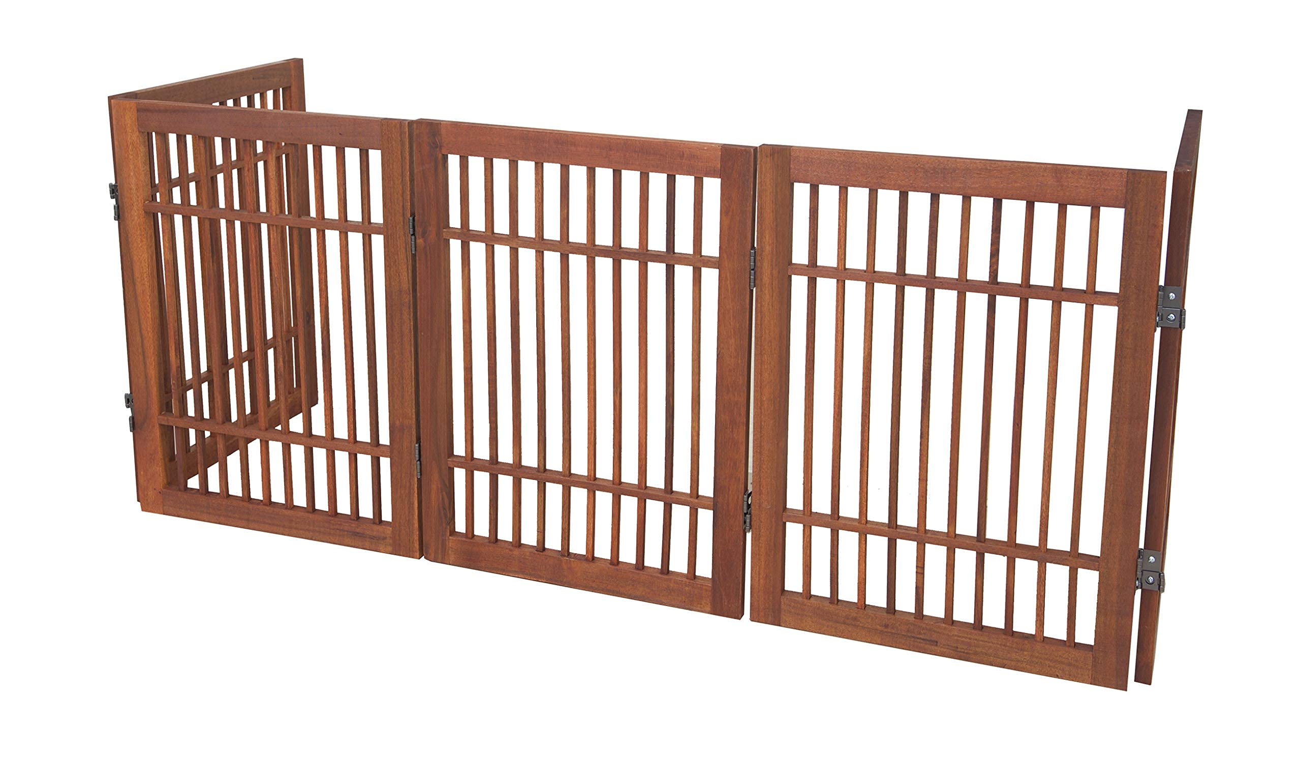 Urnporium indoor outdoor gate adapts to spaces without mounting.