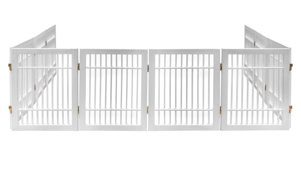 Urnporium indoor-outdoor pet gate suitable for varied spaces