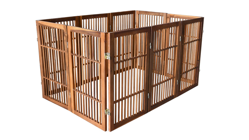 Urnporium gate with 1 inch bar spacing for safety and visibility.