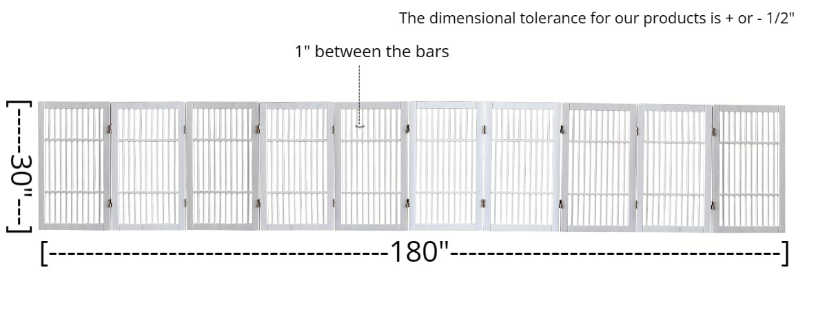 Urnporium gate with 2-way hinges enables flexible doorway configurations