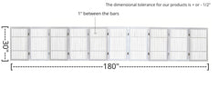Urnporium gate with 2-way hinges enables flexible doorway configurations