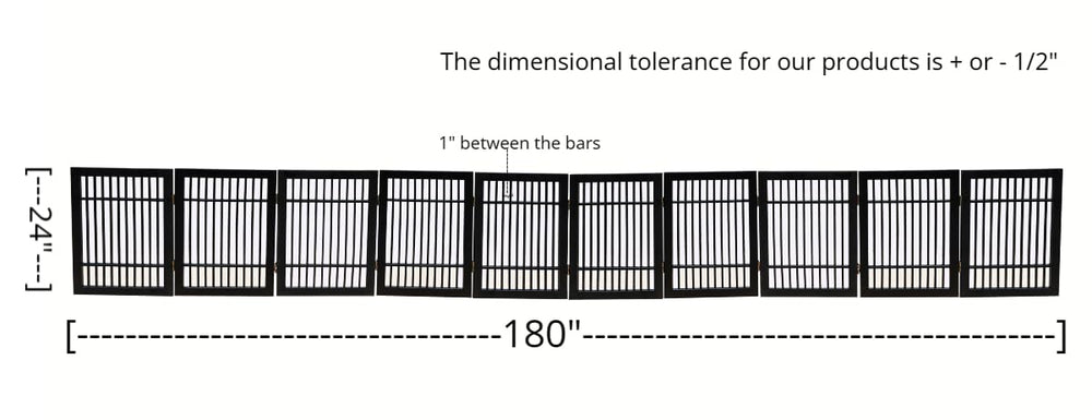 Urnporium pet gate with two-way hinges enables flexible room layouts