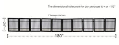 Urnporium pet gate with two-way hinges enables flexible room layouts