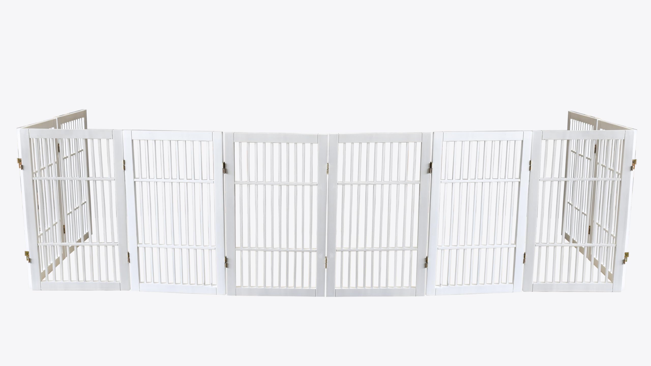 Urnporium acacia hardwood durability highlighted in a sturdy pet gate