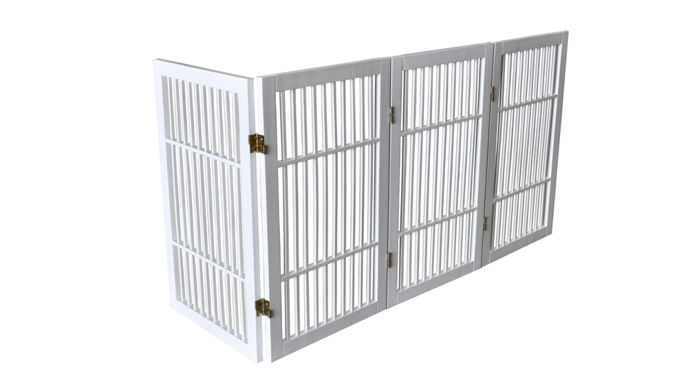 Urnporium gate with 1-inch spacing fits standard doorways and hallways.