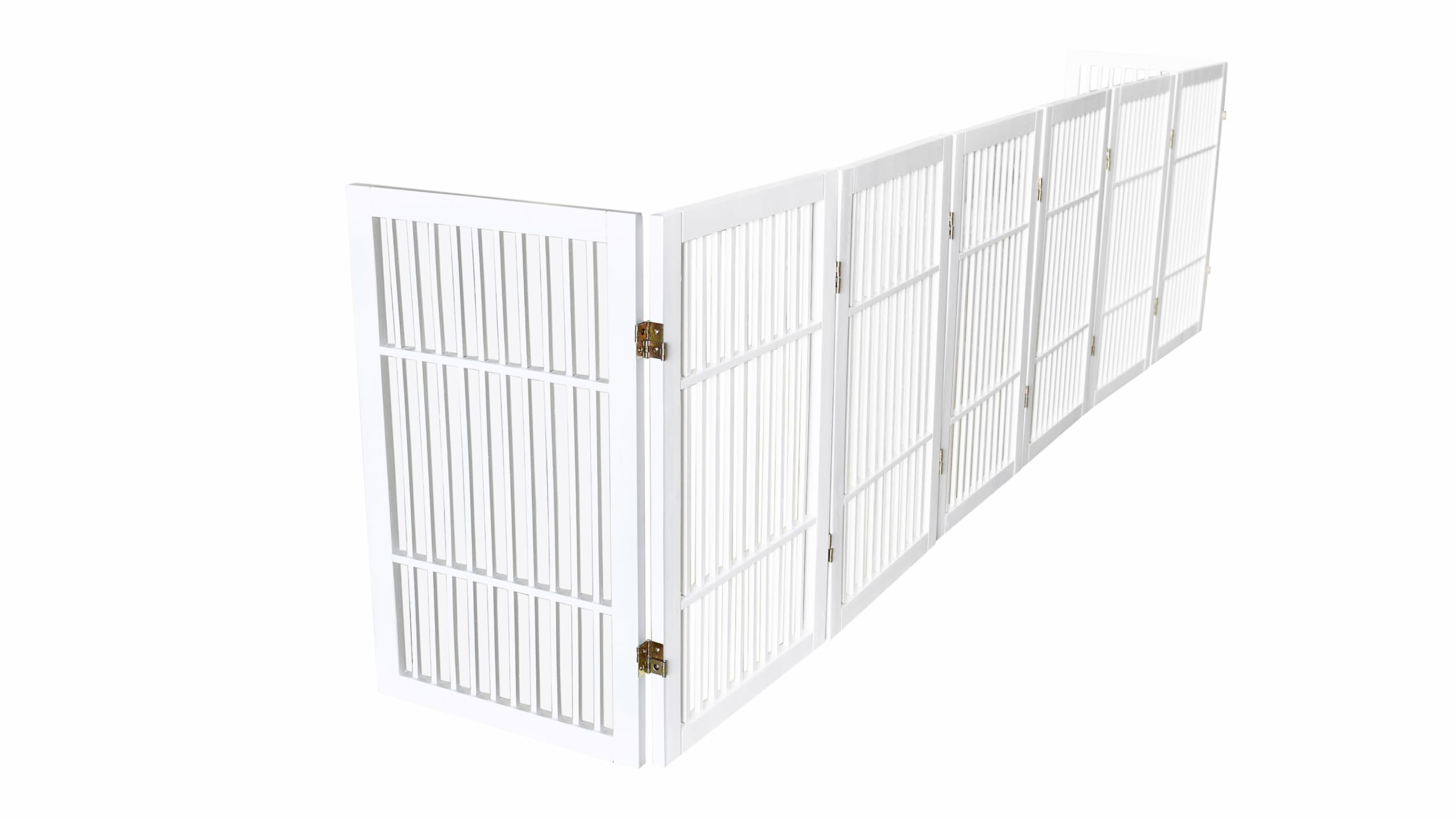 Urnporium gate positioned in a doorway for hallway use