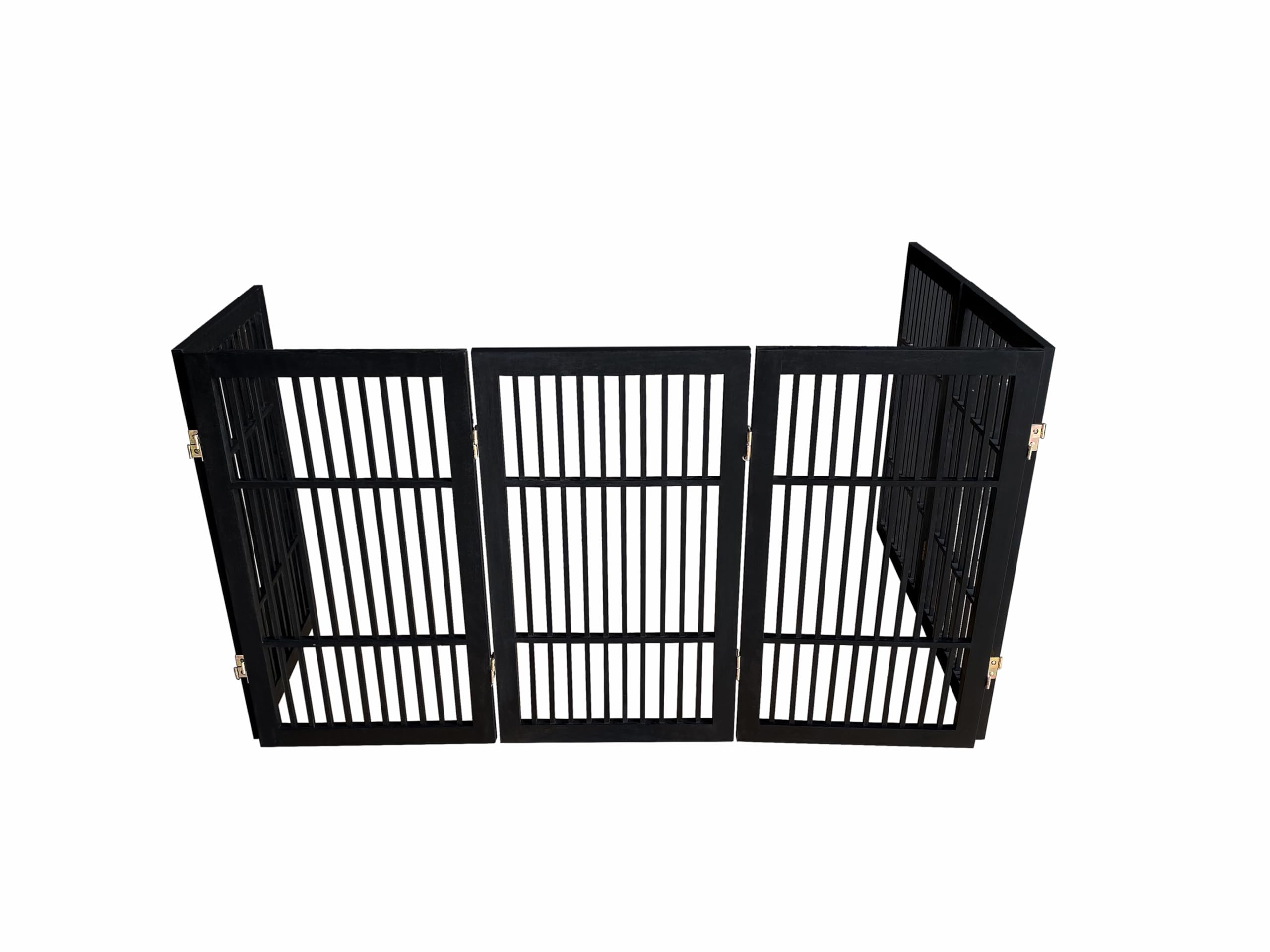 Urnporium wooden gate hinge color variation maintains authentic look