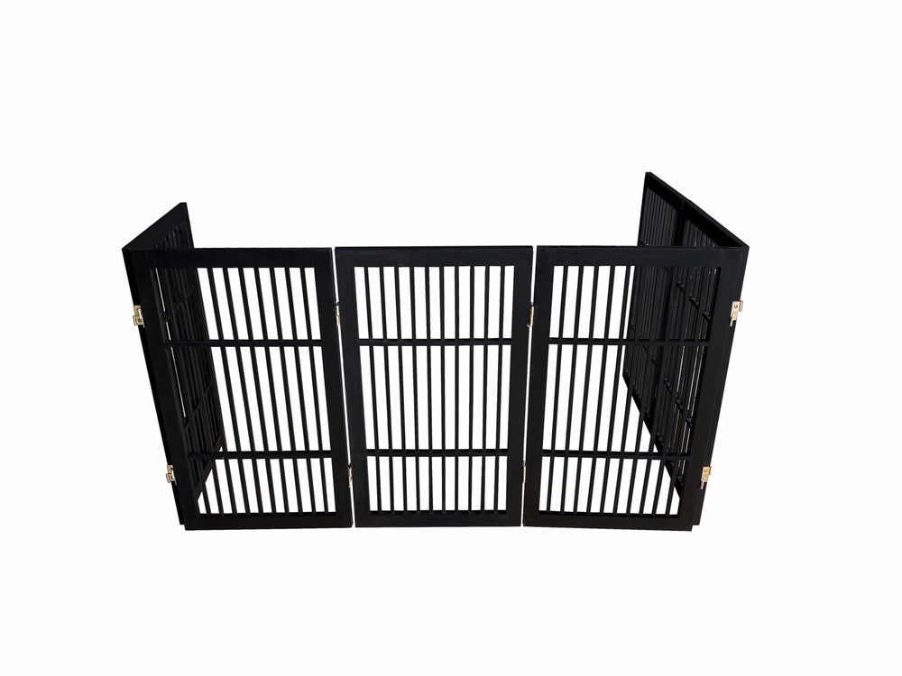 Urnporium wooden gate hinge color variation maintains authentic look