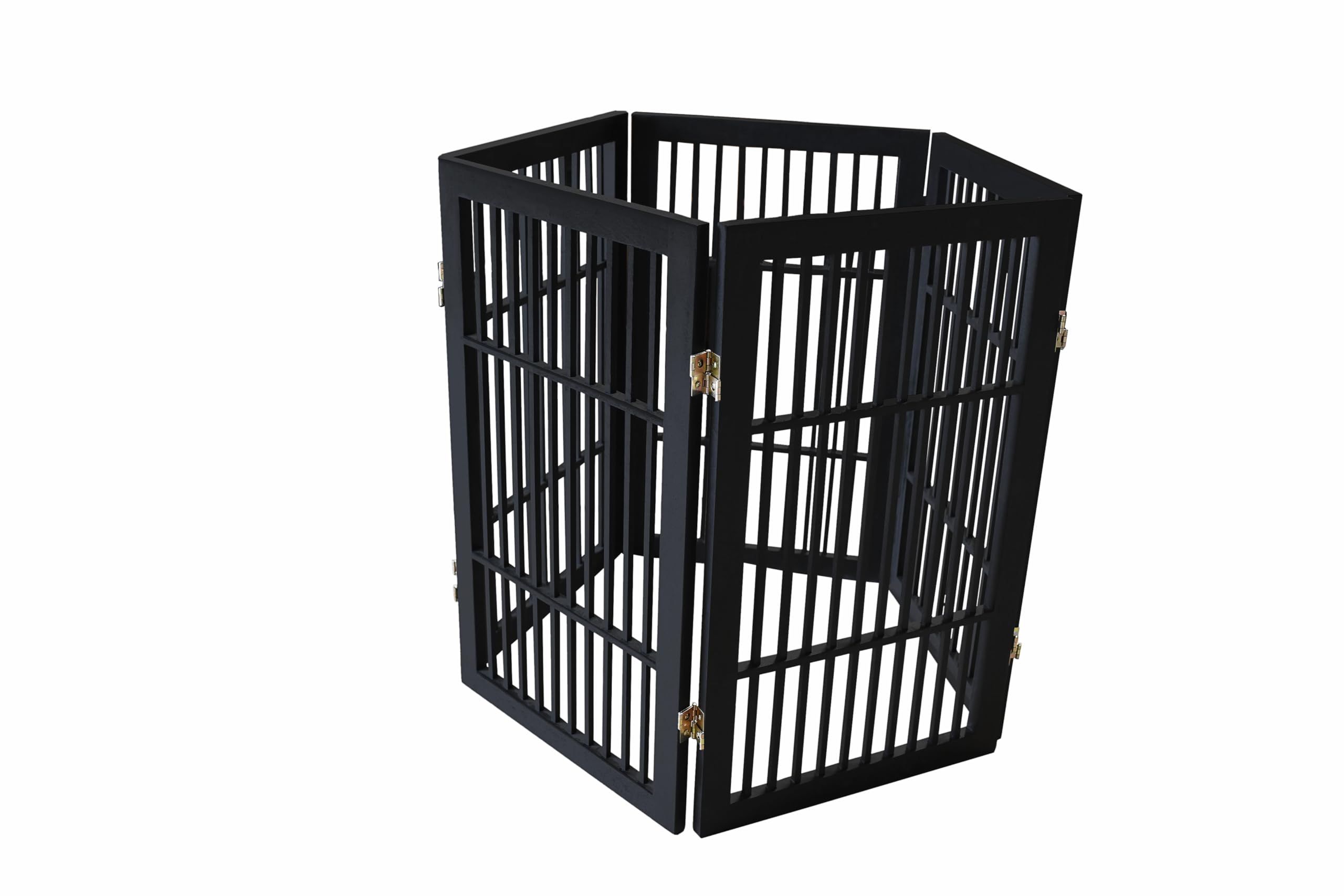 Urnporium pet gate five-panel 30-in tall—spans wide openings without permanent installation
