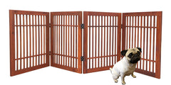 Urnporium Pet Gate folds accordion-style for easy storage and repositioning