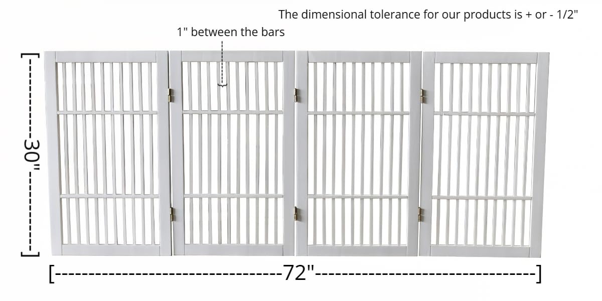 Urnporium folding wooden gate folds for easy storage.