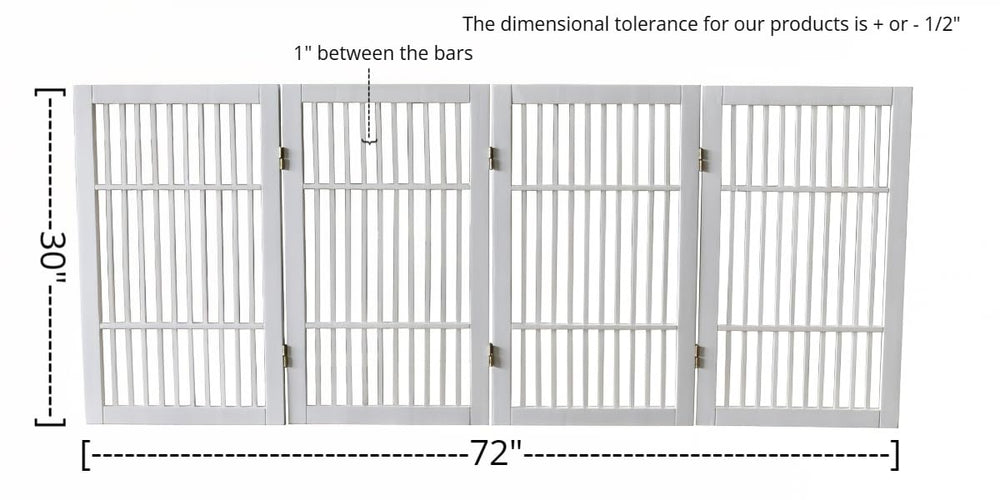 Urnporium folding wooden gate folds for easy storage.