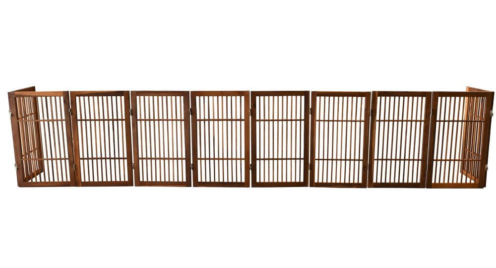 Urnporium freestanding gate stands without mounting for versatile placement.