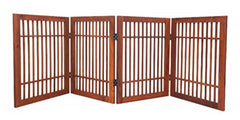 Urnporium Pet Gate fully assembled for quick indoor or outdoor setup