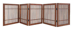 Urnporium pet gate, fully assembled, ready for immediate room use.