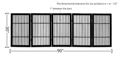 Urnporium pet gate indoor-outdoor use—durable acacia wood for versatile spaces