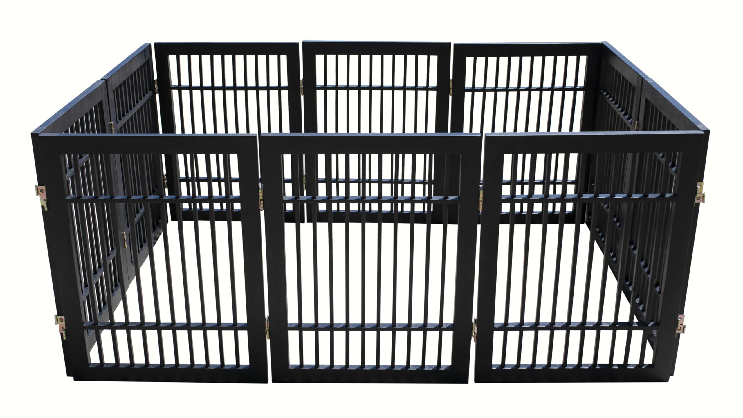 Urnporium pet gate suitable for indoor and outdoor spaces
