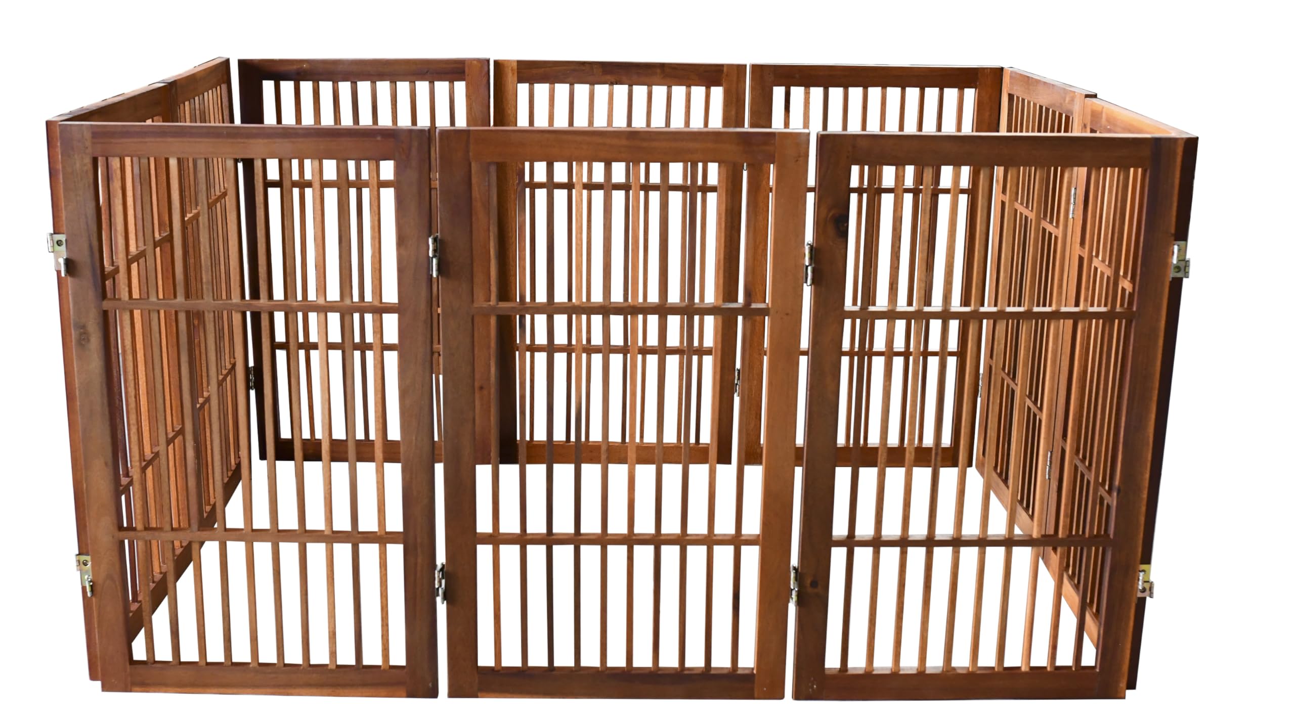 Urnporium pet gate suitable for indoor and outdoor use.