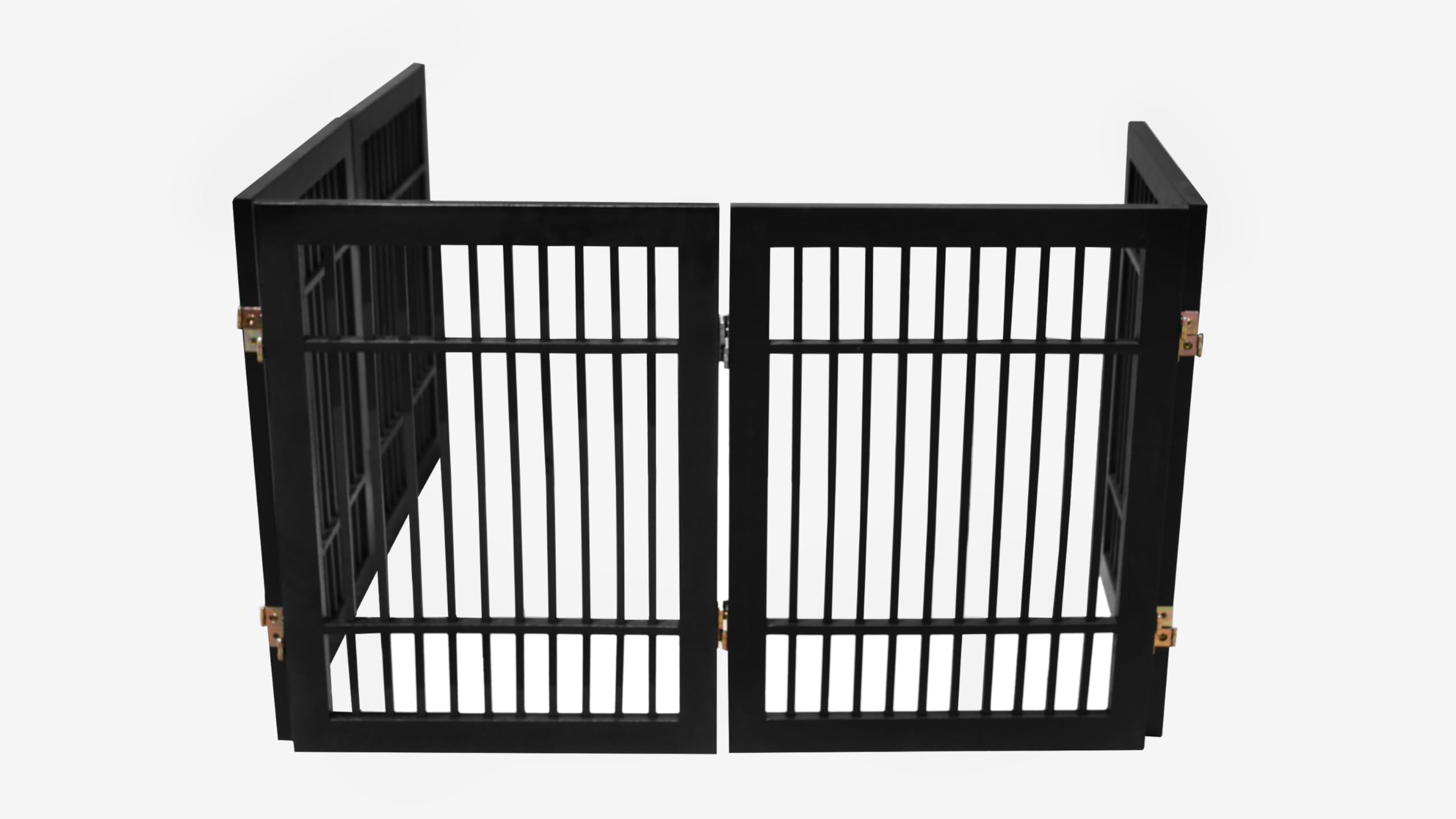 Urnporium large-openings gate blocks access in wide doorways and stair landings