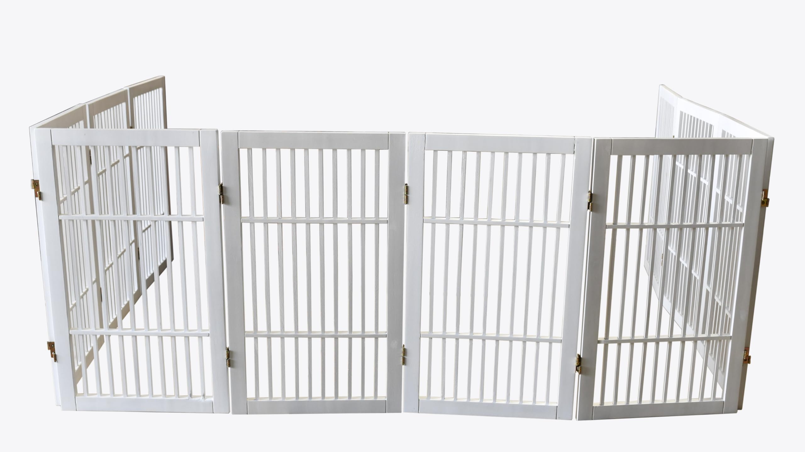 Urnporium porch-use gate shows portable pet containment anywhere
