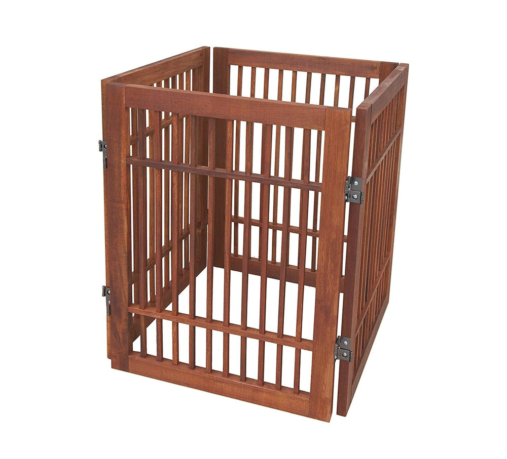 Urnporium Portable wooden gate suitable for doorways and staircases