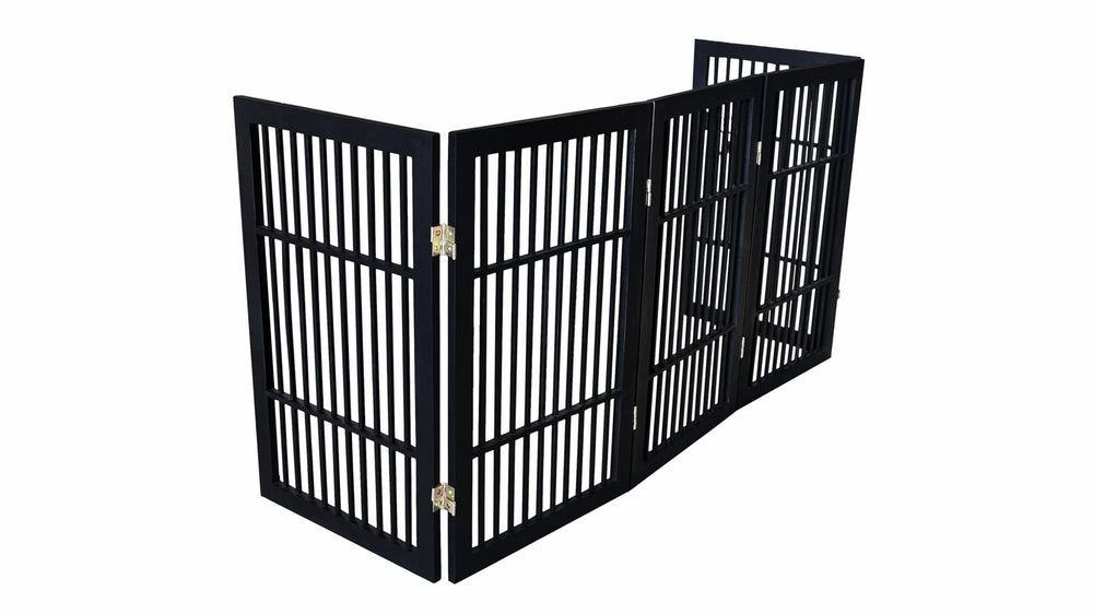 Urnporium pet gate room divider—functions as a stylish interior partition