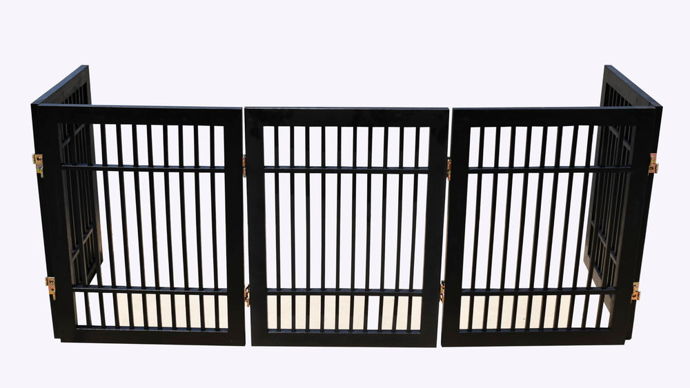 Urnporium room-divider gate helps define spaces while keeping pets nearby