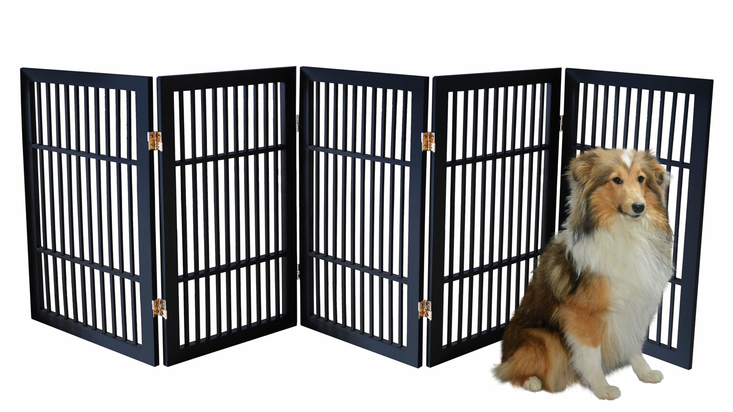 Urnporium pet gate two-way hinges—versatile configuration for doorways and hallways