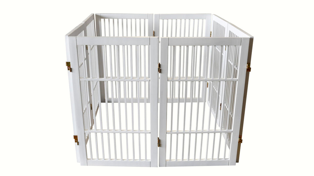 Urnporium gate extended into a wide Z-shape for doorways