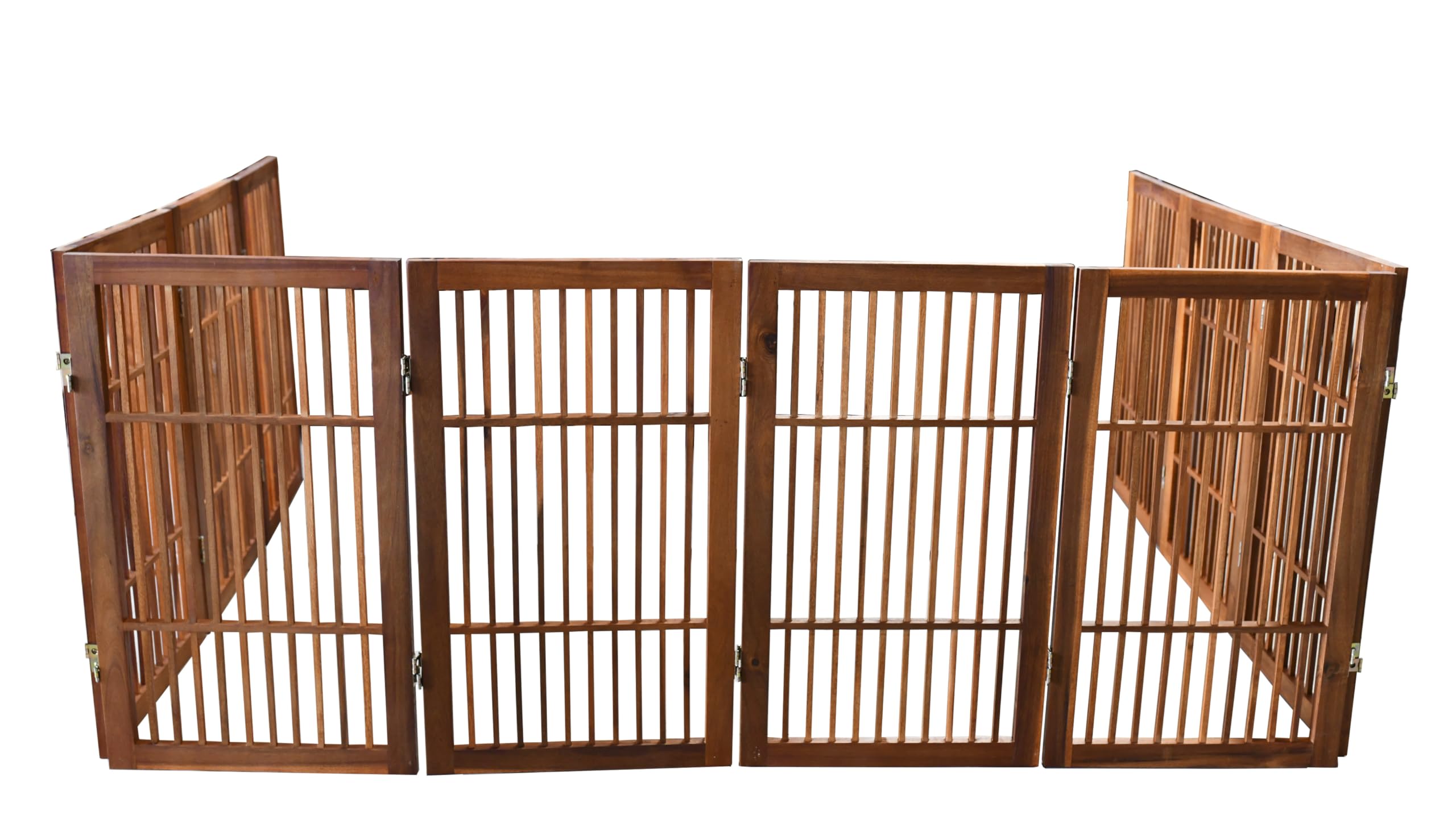 Urnporium gate unfolds into a wide Z shape for large openings.