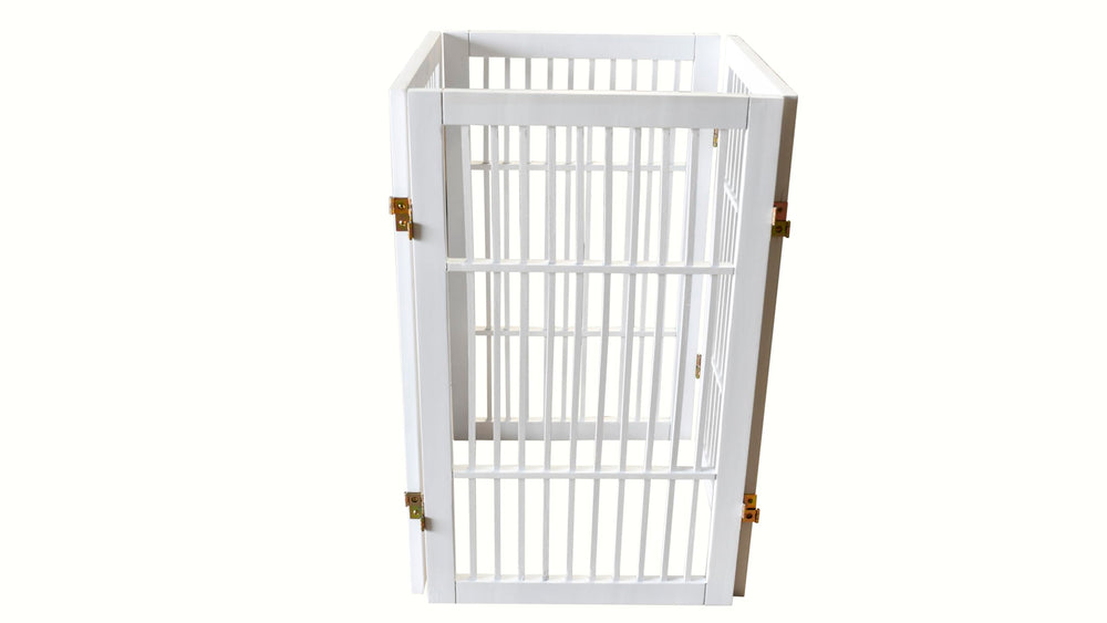 Urnporium gate configured in zig-zag for stable freestanding placement.