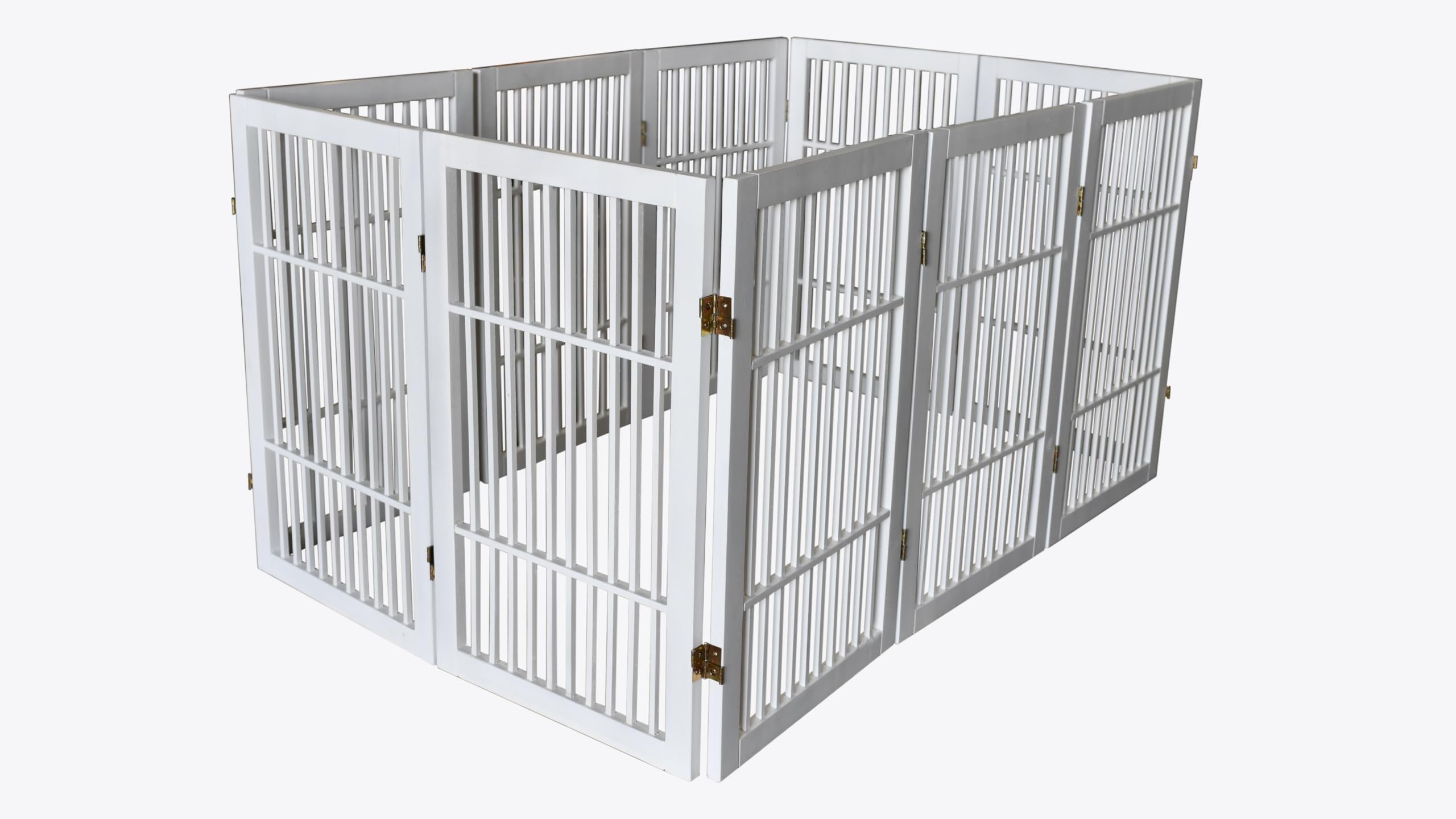 Urnporium wooden gate arranged in zigzag covers wide openings easily